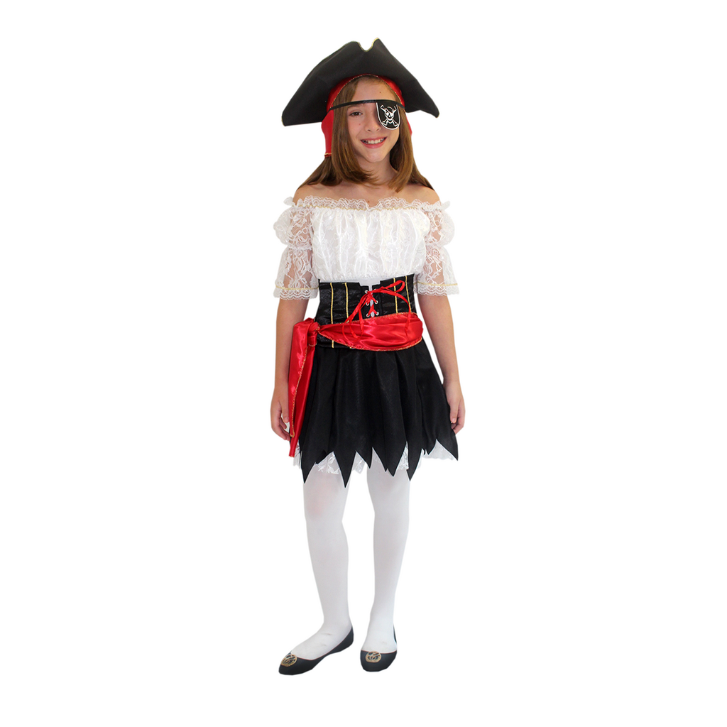 Compre Conjunto de fantasia de pirata de luxo para Halloween