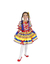 Vestido Caipira Branca de Neve Infantil - SKU 310117 - comprar online