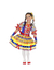 Vestido Caipira Branca de Neve Infantil - SKU 310117