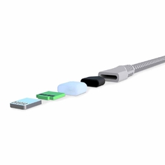 Cabo MFi Strong Cable em Nylon Cinza - MFi - iWill - Jump Smart Place