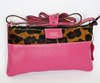 Bolsa Tiracolo Couro Animal Print - PINK (Bag Bisnaguinha)