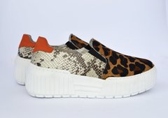 Slip On Sola Alta Animal Print