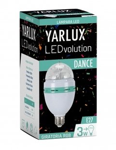 LAMP.LED 3W DANCE RGB ROTATIVA Yarlux