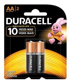 Pilas AA Duracell x 2