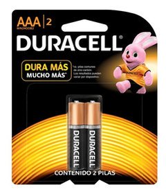 Pilas Duracell AAA X2