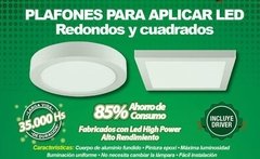 PLAFON APLICAR LED 18W INTERELEC