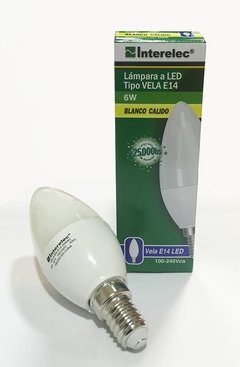 LAMP. TIPO VELITA LED 7W E14 PACK X 6