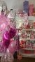 BURBUJA GRANDES con Helio Confetti Fucsia y Plata - comprar online