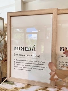 Cuadro Mama 23 x 33 en internet