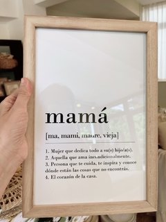 Cuadro Mama 23 x 33