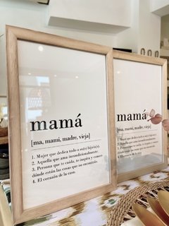 Cuadro Mama 23 x 33 - comprar online