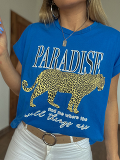Imagen de Remera Paradise Azul