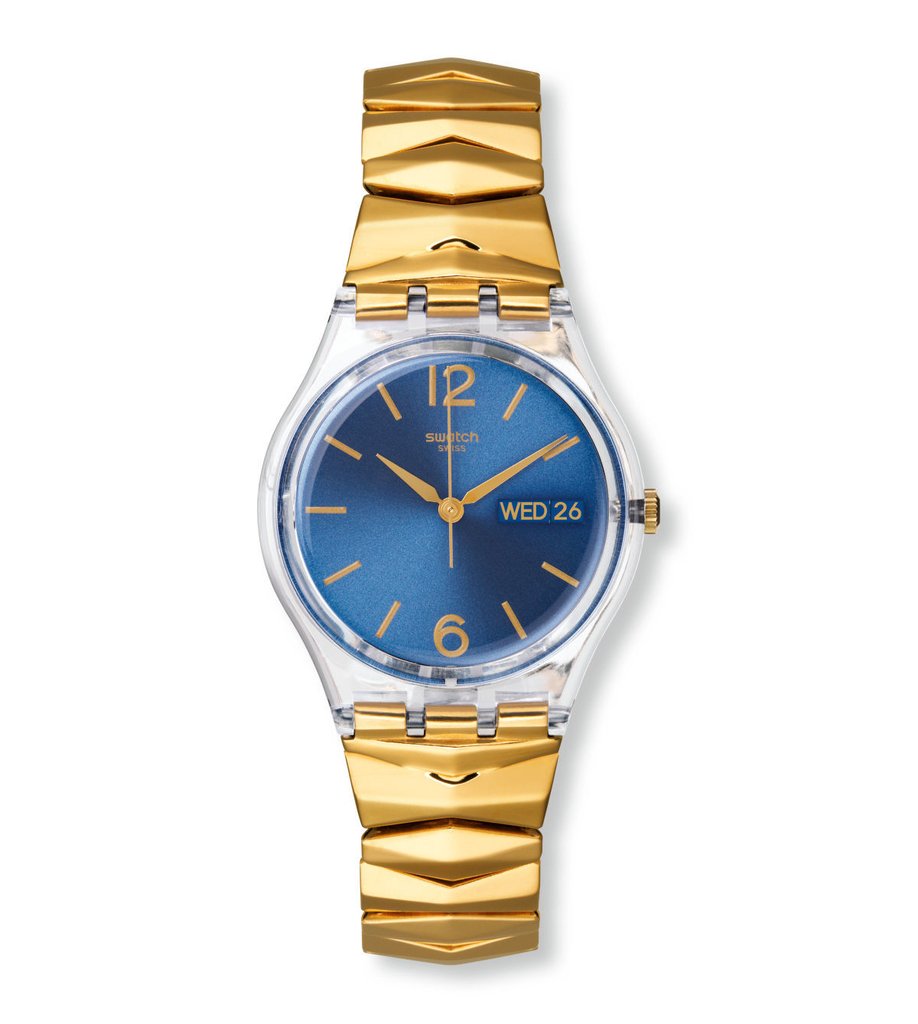 Reloj swatch azul online mujer