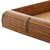 Bandeja Madeira Bambu com Sisal Natural 30cm