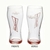 Kit c/4 Copos Transparente Budweiser 400ml