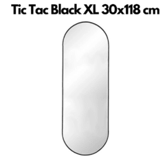 Espejo Tic Tac Black  Xl 30x118