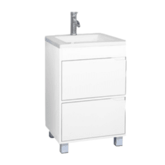 Mueble De Baño De Pie Blanco Ml 888 Gulliart