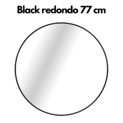 Espejo Redondo Black 77 Cm