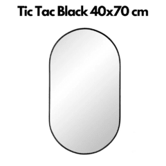 Espejo Tic Tac Black 40x70 Cm