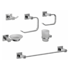 Accesorios para baño Metalicos de 5 Piezas