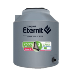 Tanque de agua Eternit Clásico tricapa vertical polietileno 2500 l