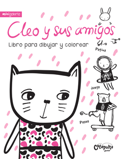 Cleo y sus amigos Libro para dibujar y colorear