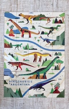 Rompecabezas Dinosaurios de Argentina 50 piezas
