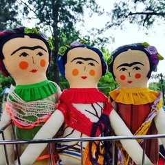 Muñeca de tela Frida Kahlo