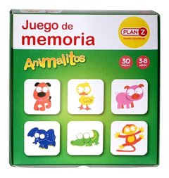 Juego de Memoria Animalitos caja de carton
