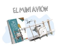 Mini Avion para armar y pintar
