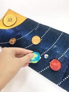 Libro de tela Triptico Sistema Solar - comprar online