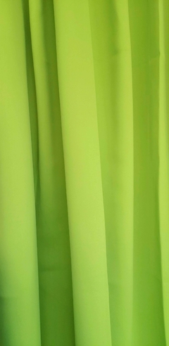 Juego de Cortinas tela Black Out Verde - comprar online