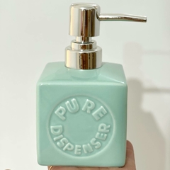 Dispenser de Ceramica Pure Savon Aqua Green