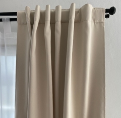 Juego de Cortinas Black Out Tostado - comprar online