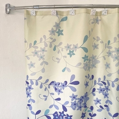 Cortina de Baño Teflon Estampado Modelo Forest Azul - comprar online