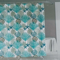 Cortina de Baño Teflon Estampado Modelo Mar