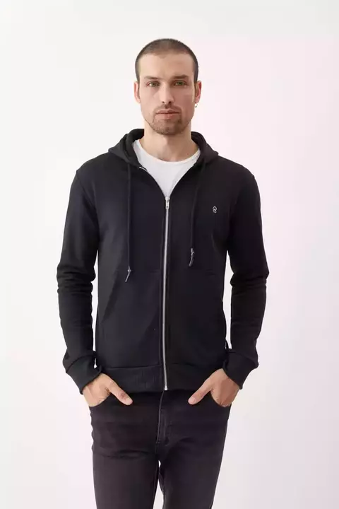 CAMPERA ALGODON AIRBORN (NEGRA)