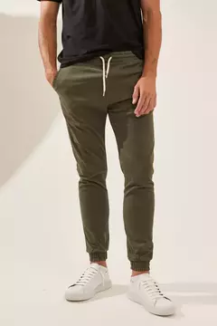 JOGGER GABARDINA AIRBORN (VERDE)