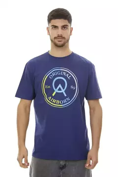 REMERA AIRBORN CALI (AZUL)