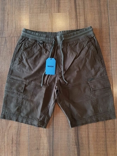 BERMUDA JOGGER CARGO NASA (MARRON)