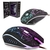 Mouse gamer óptico com LED RGB, 2400 DPI e 6 botões, ideal para jogos em PC.