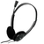 Headset com microfone para home office, notebook e PC, modelo P2, com almofadas confortáveis