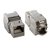 5x Conector Cat6A Blindado Fêmea Jack Keystone Rj45 Original