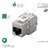 5x Conector Cat6A Blindado Fêmea Jack Keystone Rj45 Original