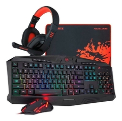 Kit de Teclado y Mouse Redragon S101-BA-SP 4 en 1