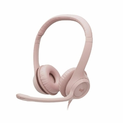 AURICULAR LOGITECH CON MICROFONO USB H390 ROSA