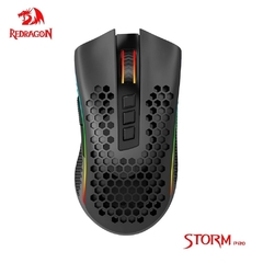 MOUSE REDRAGON STORM PRO BLACK RGB C/cable/ inalambrico