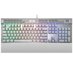 Teclado Redragon YAMA K550 RGB White Mecanico ESP