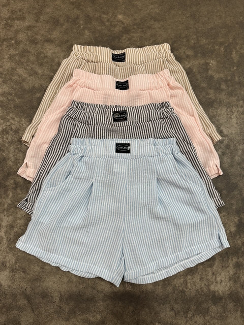 Short Rayado Mujer