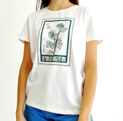 Remera Estampilla Girasoles - comprar online